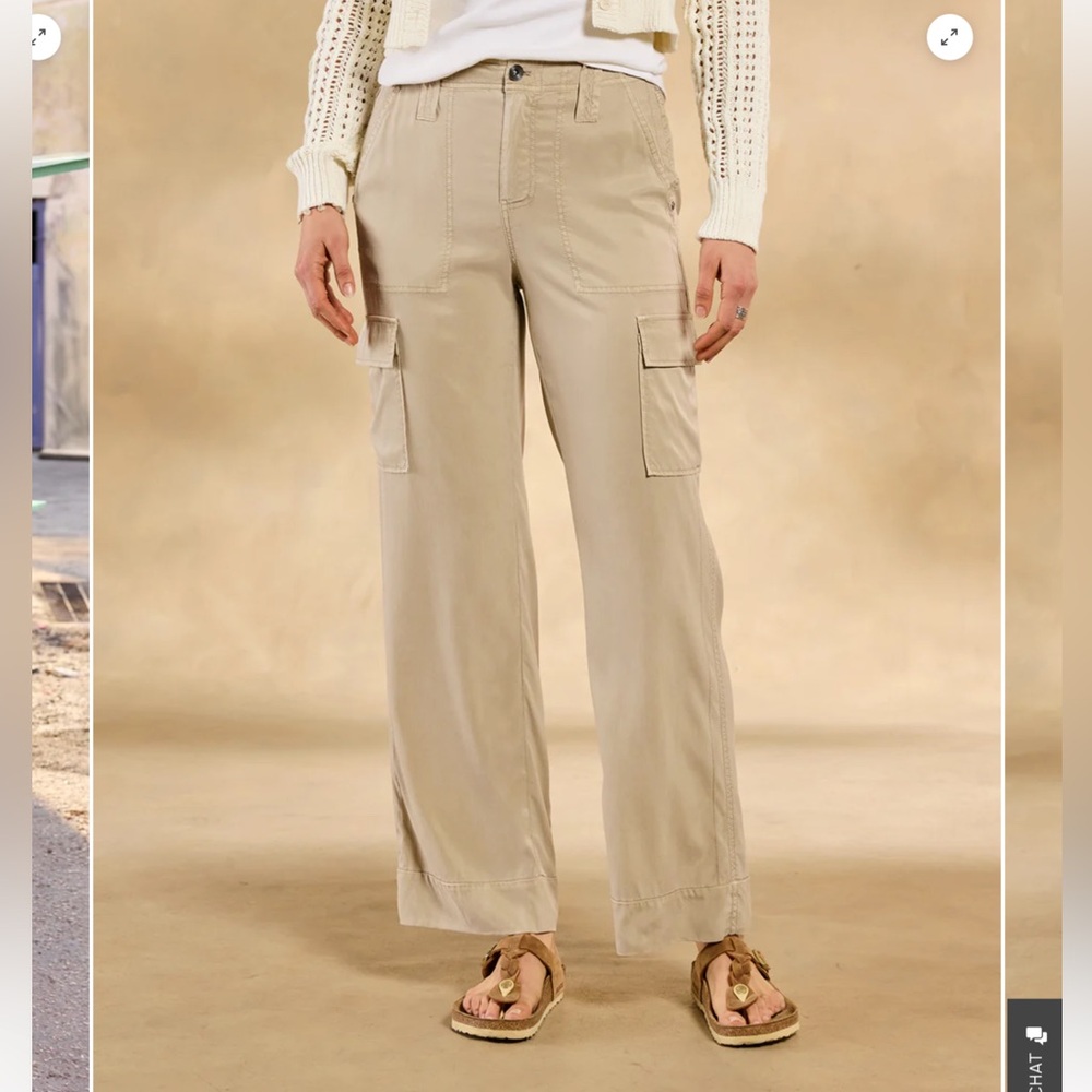 NWT Marrakech Nava Cargo Pants 29 Waist Clay Khaki